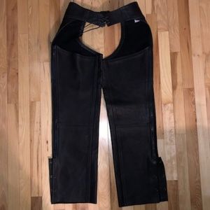 Leather Motorcycle Chaps